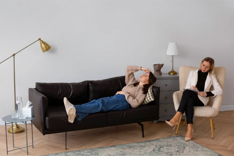 Compassionate therapy session at Harmony Health and Psychiatry